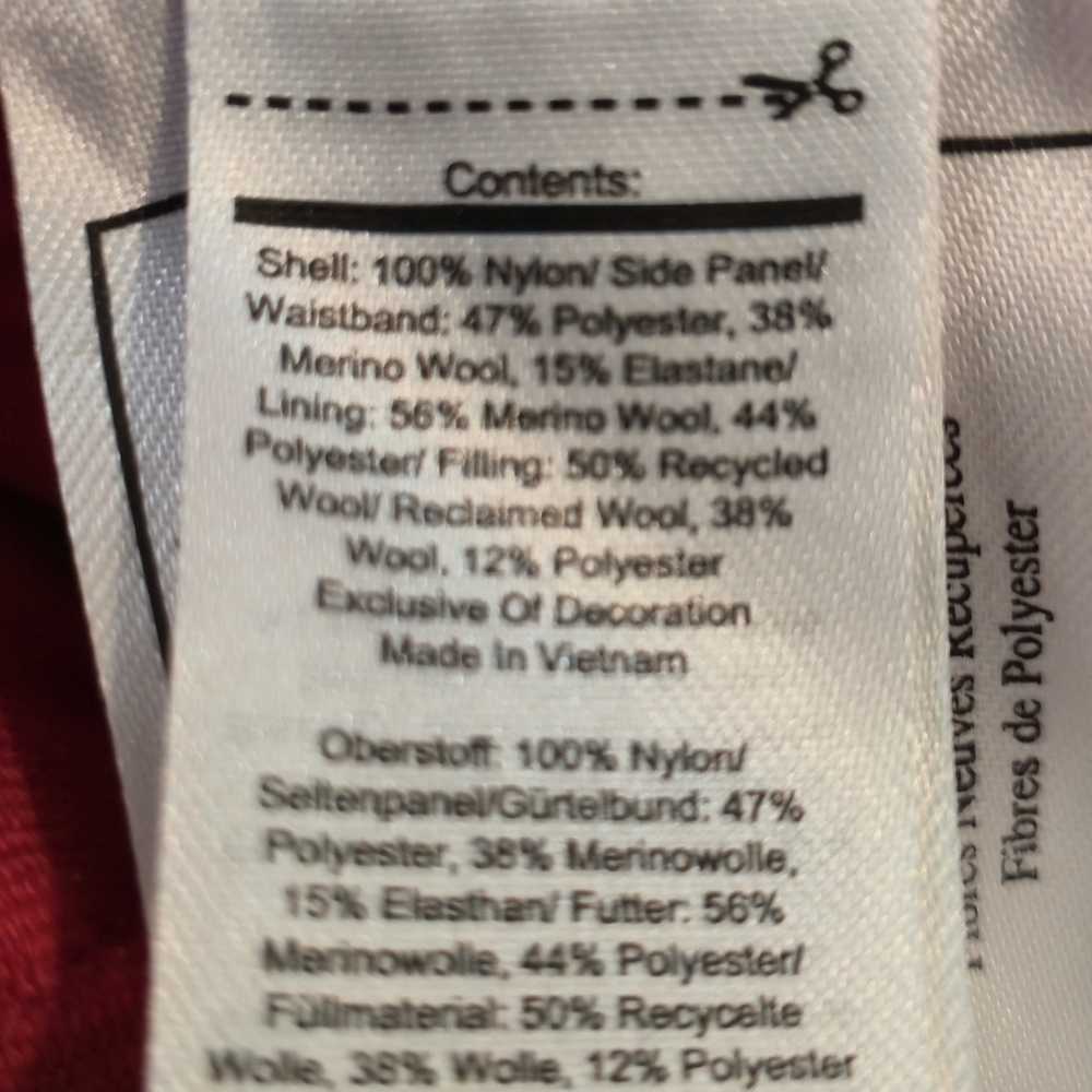 Smartwool‎ Red Quilted Mini Skirt - Picture 9 of 12